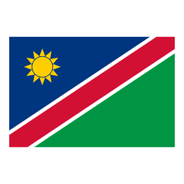 Flag of Namibia Logo PNG Vector
