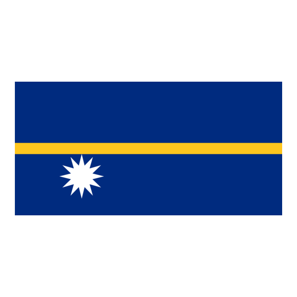 Flag of Nauru Logo PNG Vector