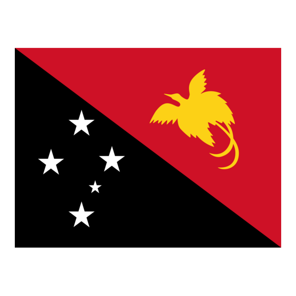 Flag of Papua New Guinea Logo PNG Vector