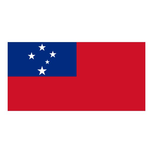Flag of Samoa Logo PNG Vector