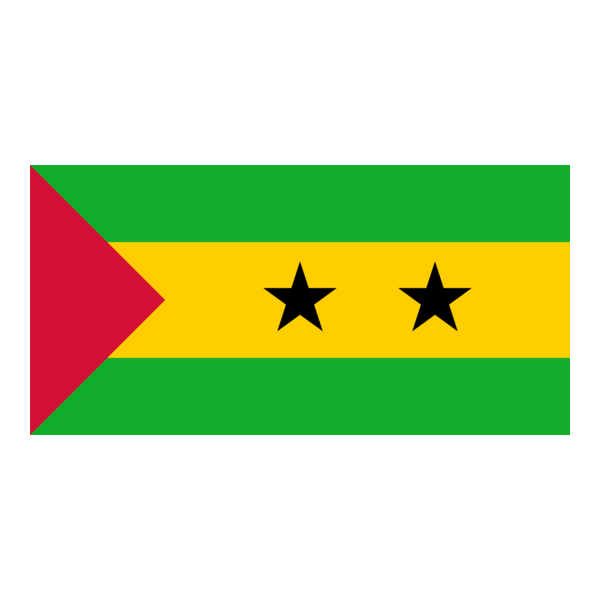 Flag of Sao Tome and Principe Logo PNG Vector