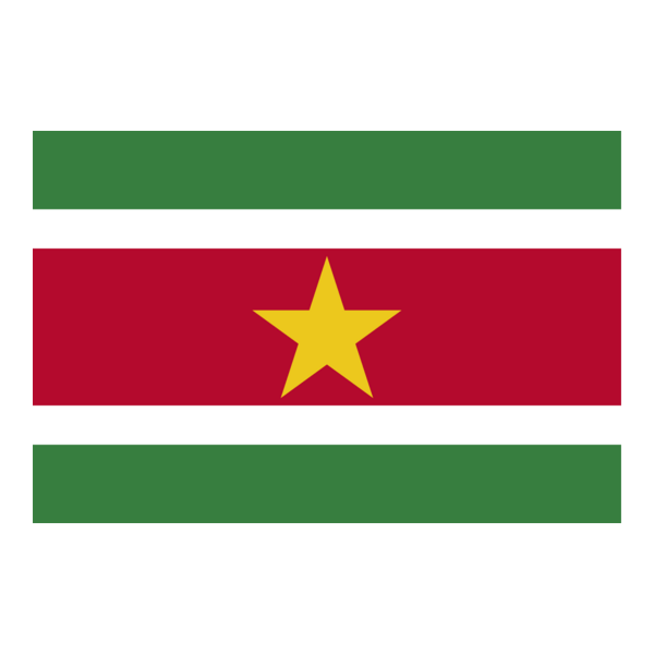 Flag of Suriname Logo PNG Vector