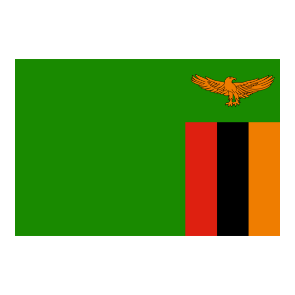 Flag of Zambia Logo PNG Vector