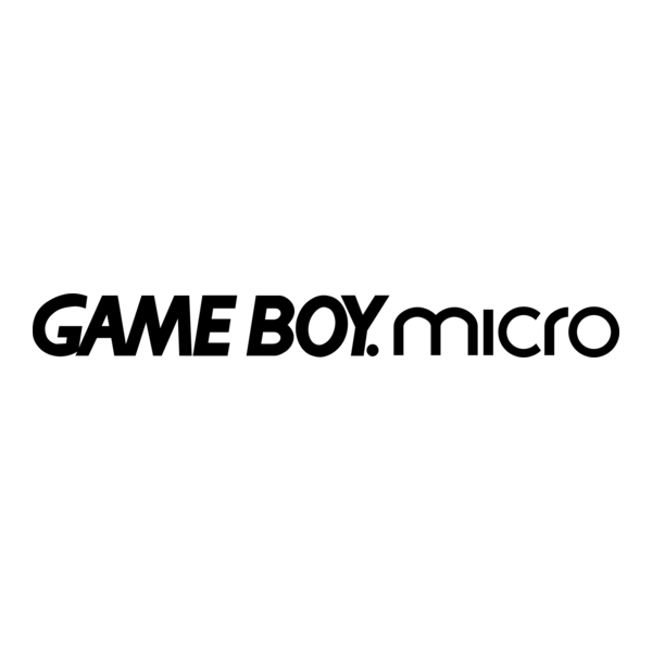 Gameboy Micro Logo PNG Vector