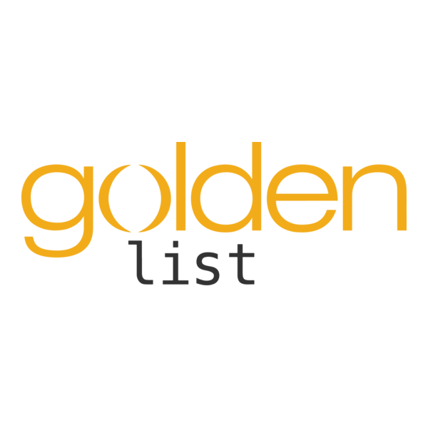 Golden List Logo PNG Vector