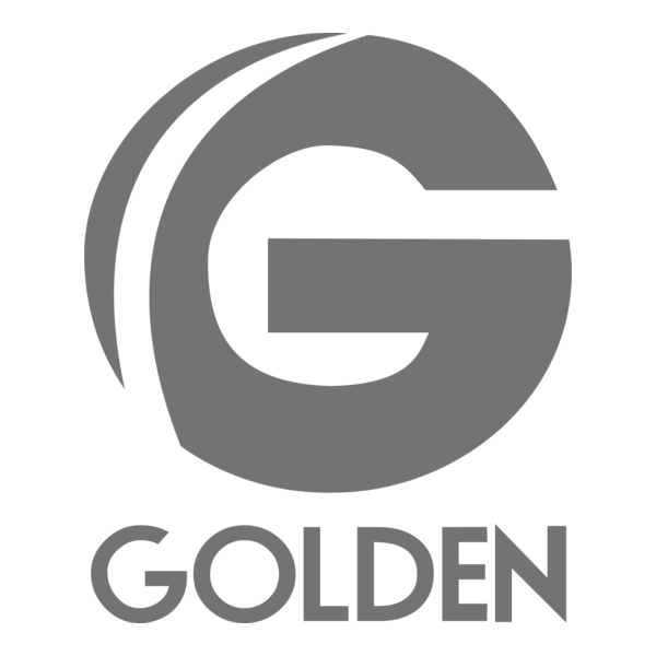 Golden TV Logo PNG Vector