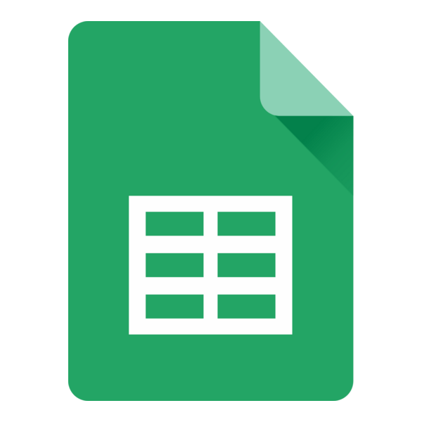 Google Sheets Logo PNG Vector