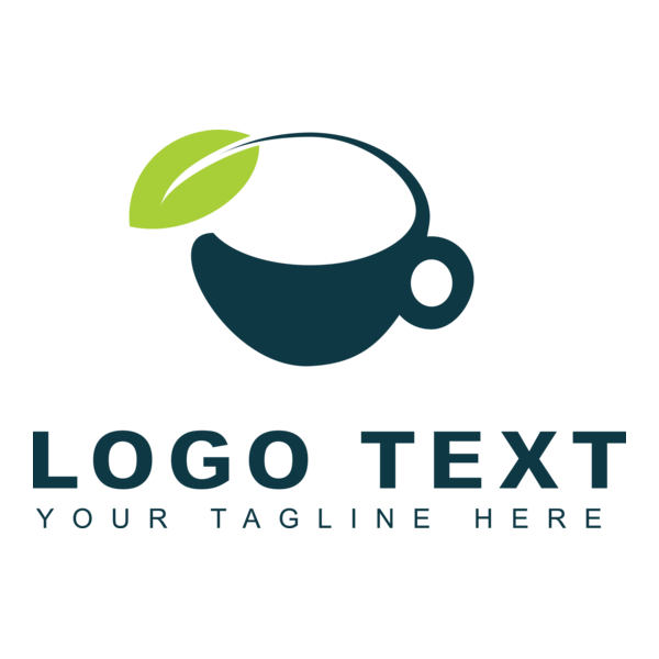 Green tea Logo PNG Vector