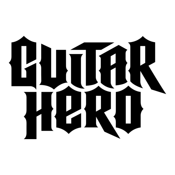 Guitar Hero Logo PNG Vector