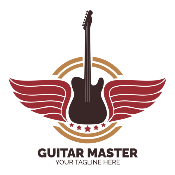 Guitar master Logo PNG Vector