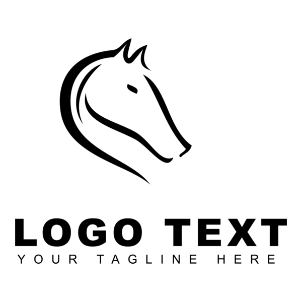 Horse Logo PNG Vector