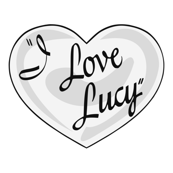 I Love Lucy Logo PNG Vector