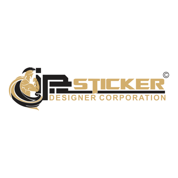 IP Sticker Designer Corporation Logo PNG Vector