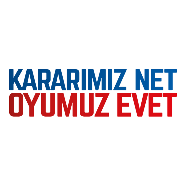 Kararımız Net Oyumuz Evet AK Parti Logo PNG Vector