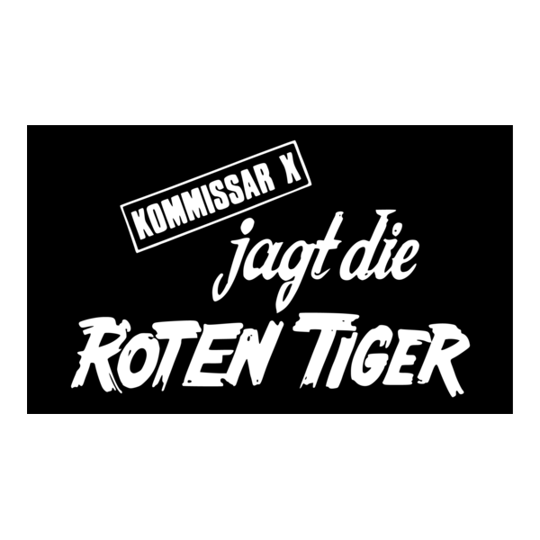 Kommissar X jagt die roten Logo PNG Vector