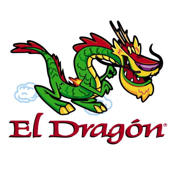 Luces Chinas El Dragon Logo PNG Vector