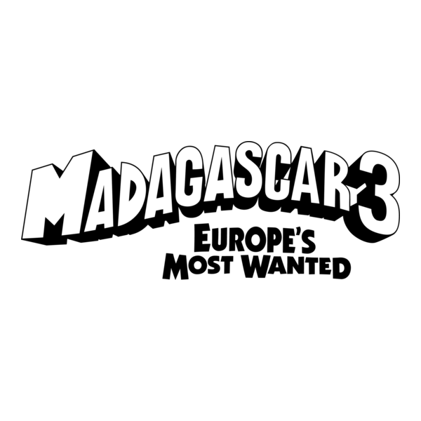 Madagascar 3 Europes Most Wanted Logo PNG Vector