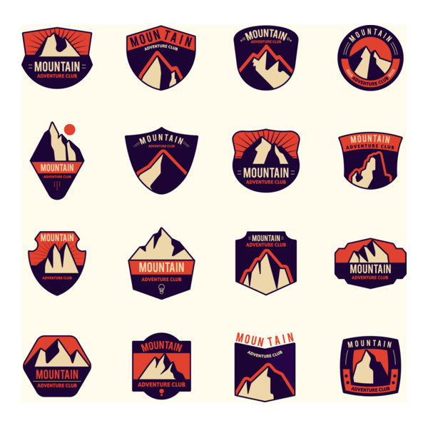 Mountain Logo PNG Vector