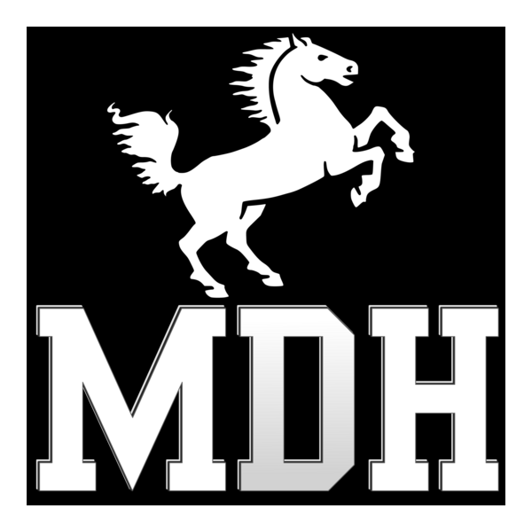 Musical Dark Horse Logo PNG Vector