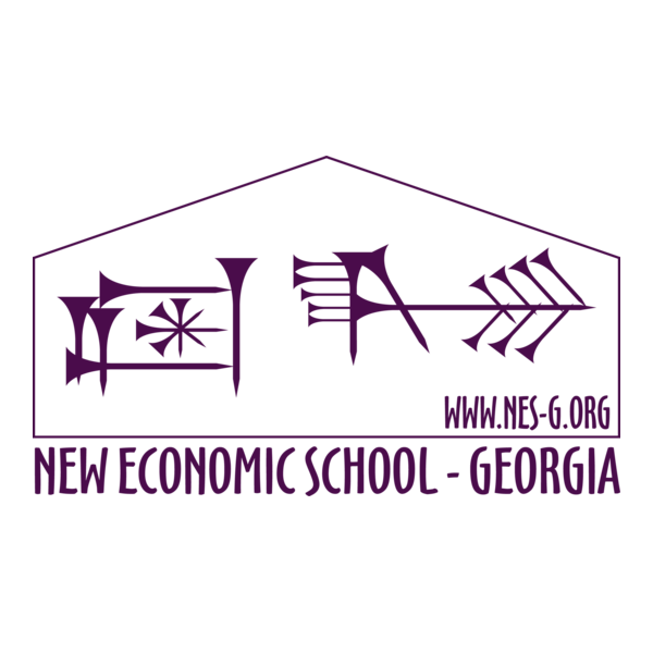 New Economic School Georgia Reversed Logo PNG Vector
