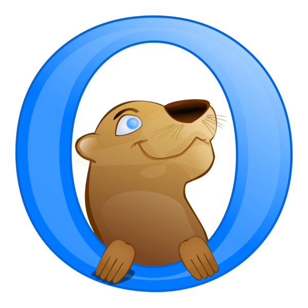 Otter Logo PNG Vector