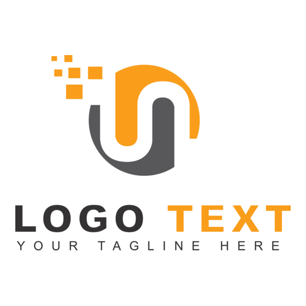 Pixel n letter Logo PNG Vector
