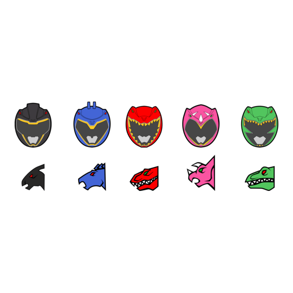 Power Rangers Dino Charge Logo PNG Vector