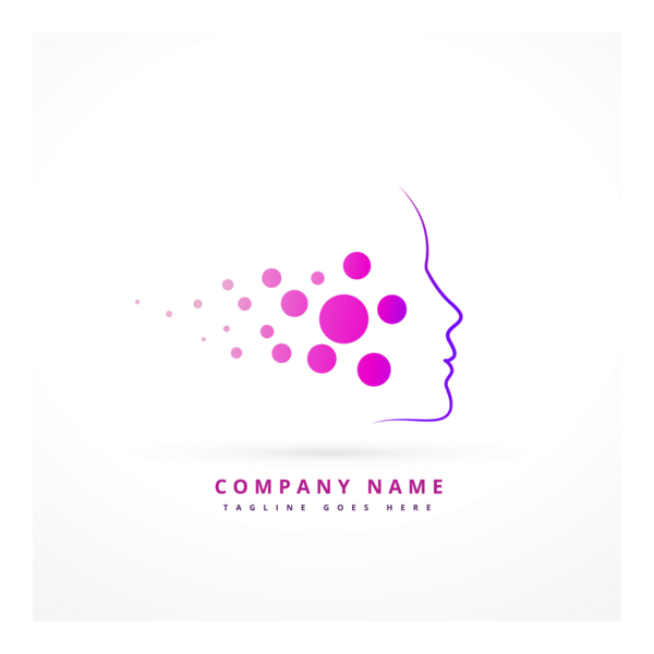 purple face Logo PNG Vector