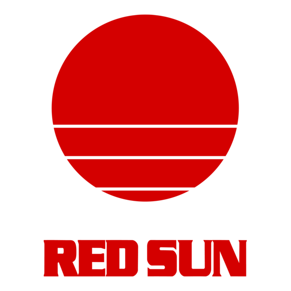 Red Sun Logo PNG Vector