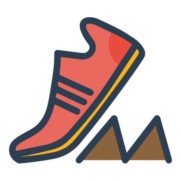 Scarpe Running Logo PNG Vector