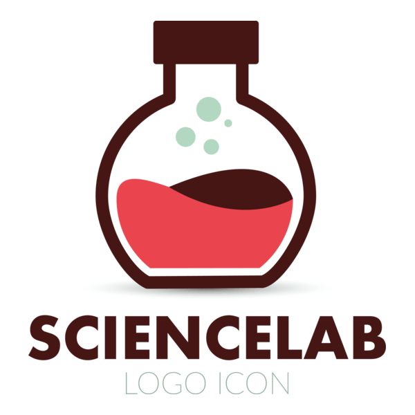 Science lab Logo PNG Vector