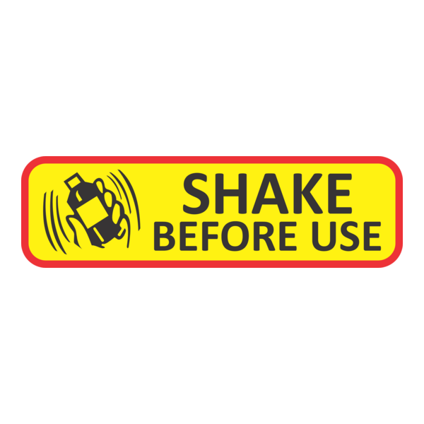 shake before use Logo PNG Vector
