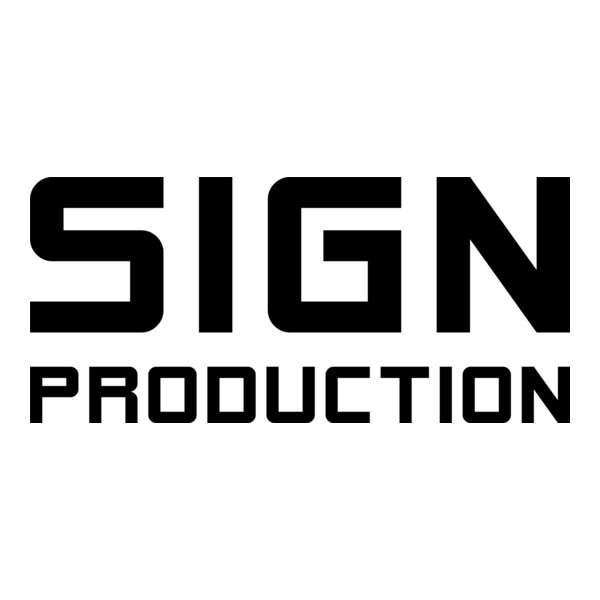 Sign Production Logo PNG Vector