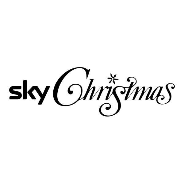 Sky Christmas Logo PNG Vector