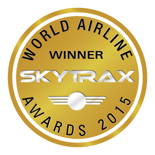 Skytrax World Airline Awards 2015 Winner Logo PNG Vector