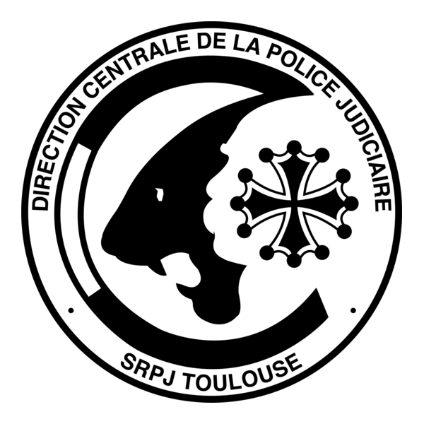 SRPJ Toulouse Police Judiciaire Logo PNG Vector