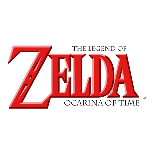 The Legend of Zelda Ocarina of Time Logo PNG Vector