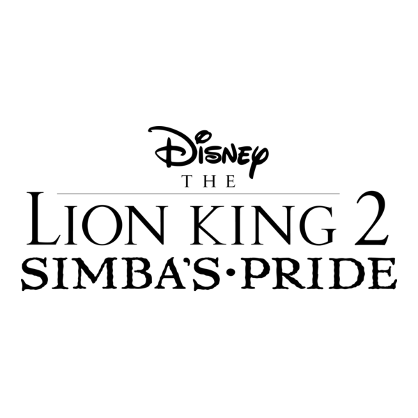 The Lion King 2 Simbas Pride Logo PNG Vector