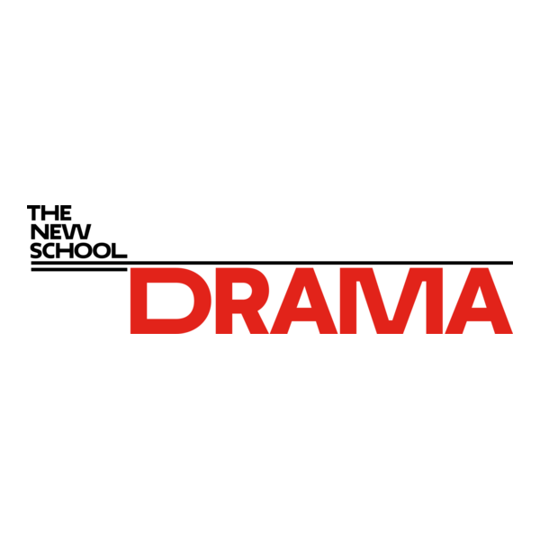 The New School Drama Logo PNG Vector