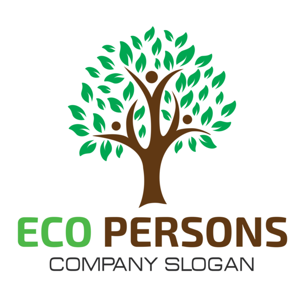 Tree shape Logo PNG Vector