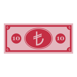 10 TL (Türk Lirası) Logo PNG Vector