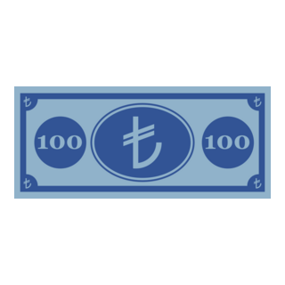 100 TL (Türk Lirası) Logo PNG Vector