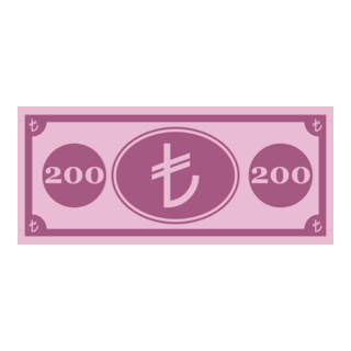 200 TL (Türk Lirası) Logo PNG Vector