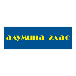 Alumina Glass Logo PNG Vector