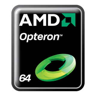 AMD Opteron 64 Logo PNG Vector