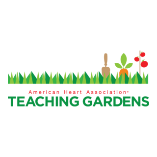 American Heart Association Teaching Gardens Logo PNG Vector
