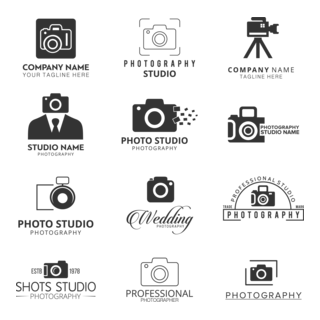 Black Photographers Colection Logo PNG Vector