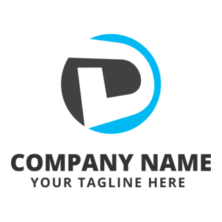 Blue and black Logo PNG Vector