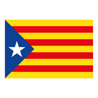 Catalunya Flag Logo PNG Vector