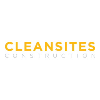 CleanSites Construction Logo PNG Vector